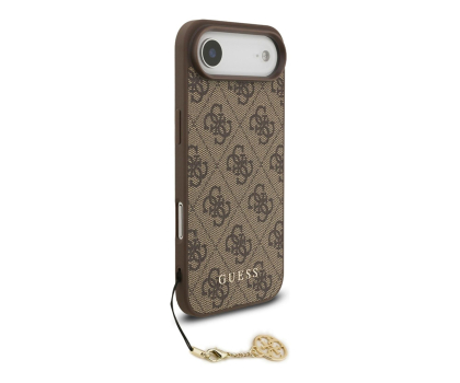 Etui do telefonów Guess 4G Charms Collection MagSafe do iPhone Air brązowy